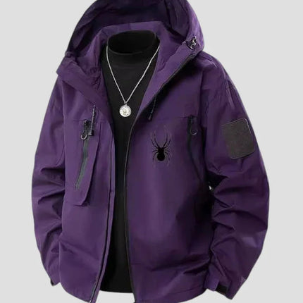 Men's Hooded Windbreaker Jacket Lightweight