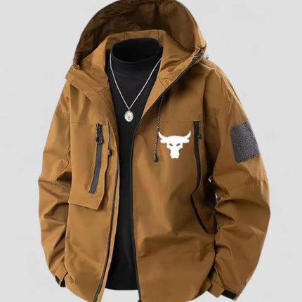 Men's Lightweight Hooded Jacket Windproof Casual Outdoor