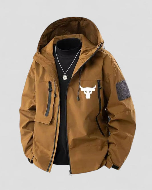 Men's Lightweight Hooded Jacket Windproof Casual Outdoor