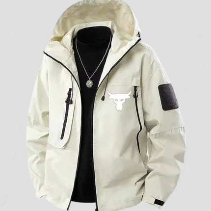 Men's Lightweight Hooded Jacket Windproof Casual Outdoor