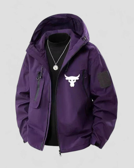 Men's Lightweight Hooded Jacket Windproof Casual Outdoor