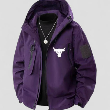 Men's Lightweight Windproof Hooded Jacket