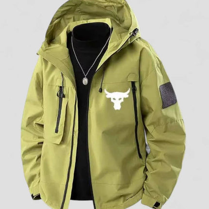 Men's Lightweight Hooded Jacket Windproof Casual Outdoor