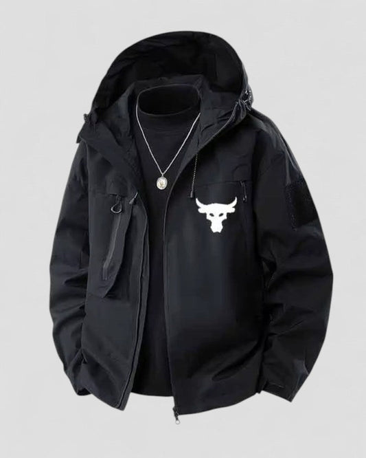 Men's Lightweight Hooded Jacket Windproof Casual Outdoor