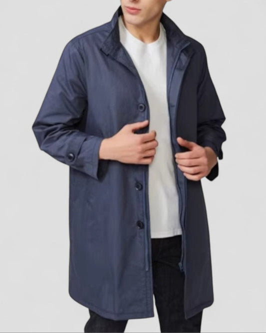 Men's Long Overcoat Anti-Radiation Shielding