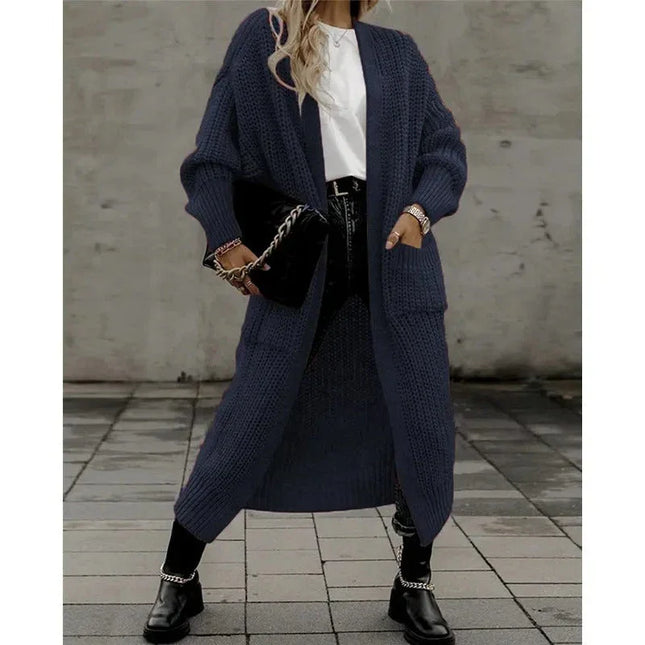 Women's Knit Cardigan with Pockets for Casual Everyday Wear