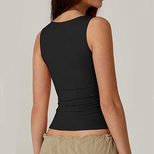 Women's Square Neck Tank Top Cotton