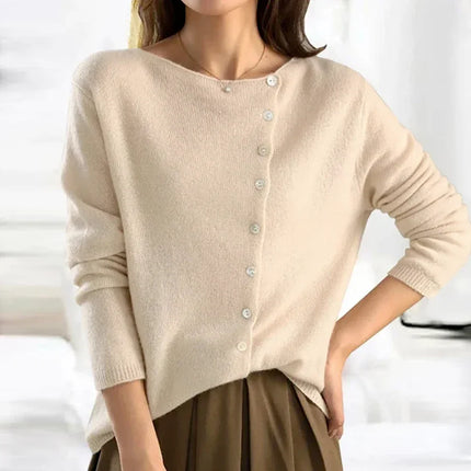 Women's Button-Up Sweater Knit