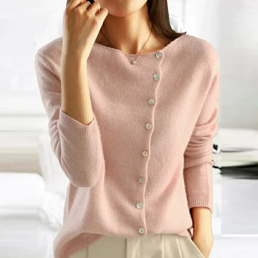 Women's Button-Up Sweater Knit
