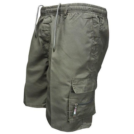 Men's Cargo Shorts with Zipper Pockets