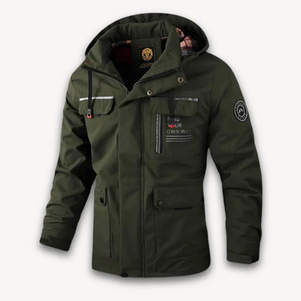 Men's Hooded Water-Resistant Winter Jacket