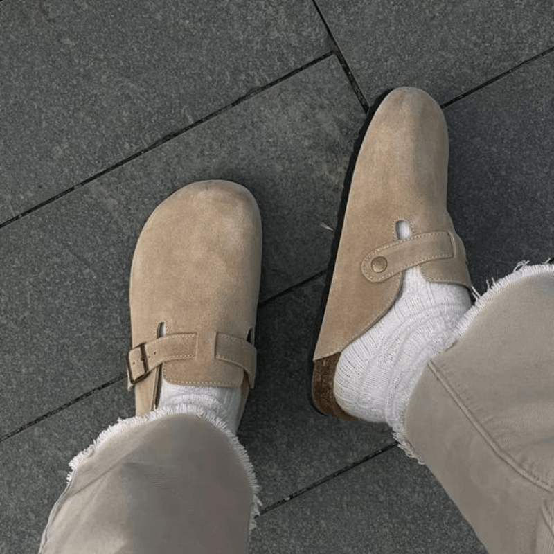 Stylish Unisex Leather Boston Sandals | Comfortable and Durable Footwear for Every Occasion
