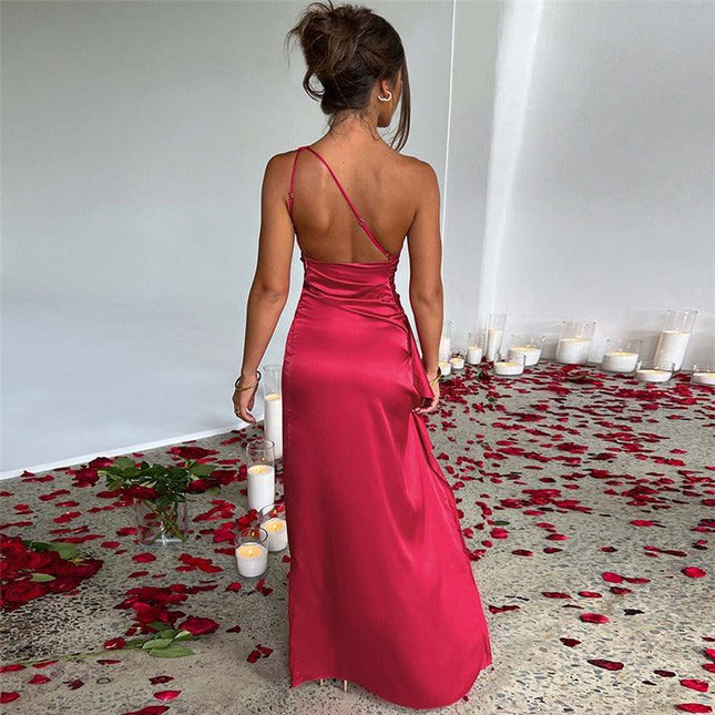 Women's Midi Bodycon Dress - Sleeveless Sparkly Style