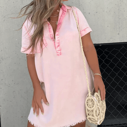 Women's Denim Shirt Dress