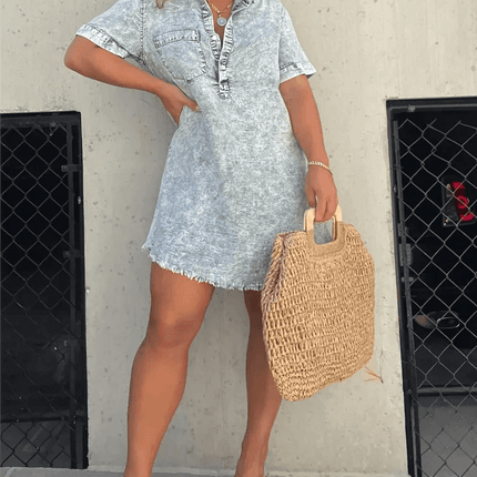 Women's Denim Shirt Dress