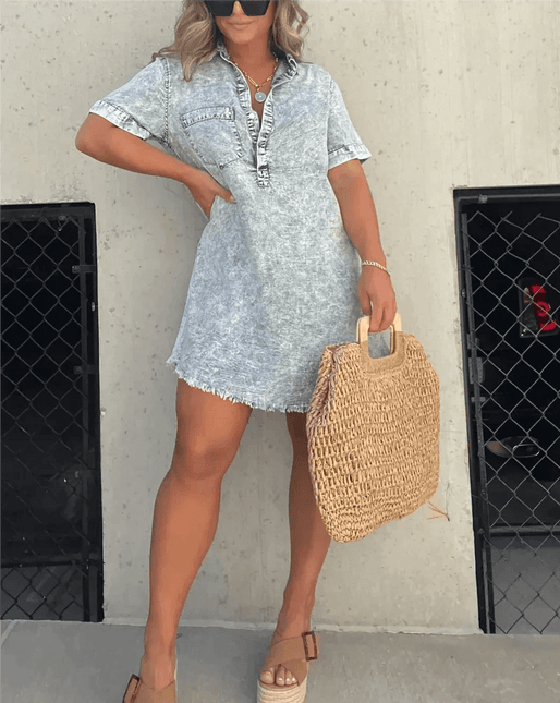 Women's Denim Shirt Dress