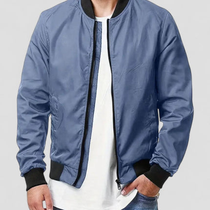 Men’s Casual Lightweight Bomber Jacket