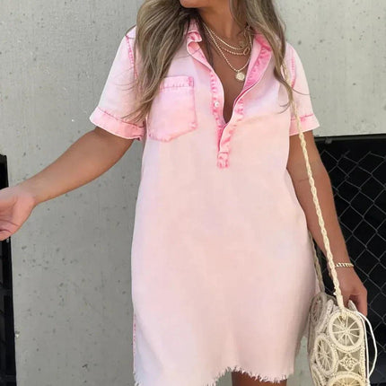 Women's Denim Shirt Dress