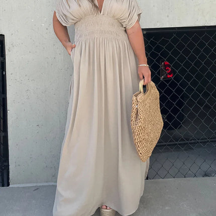 Women's Summer Maxi Dress - Sleeveless Flowy Casual Dress