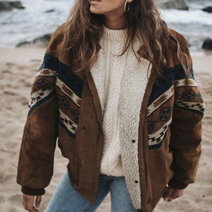 Women's Boho Winter Jacket Warm Stylish