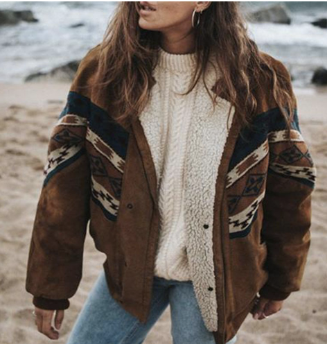 Women's Boho Winter Jacket Warm Stylish