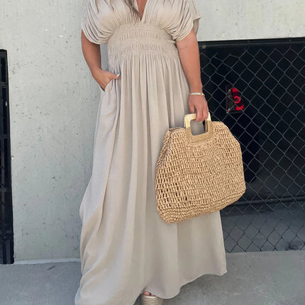 Women's Summer Maxi Dress - Sleeveless Flowy Casual Dress