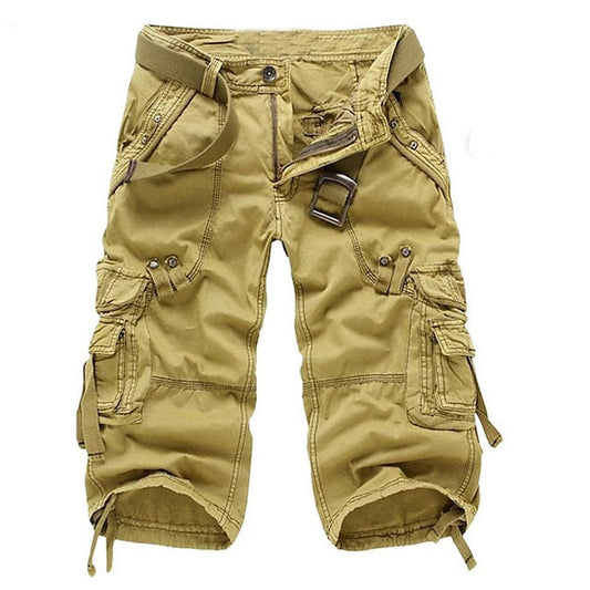 Women's Cargo Capri Pants Oak Fabric