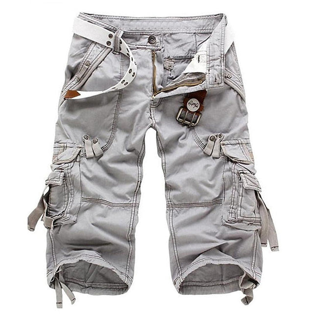 Women's Cargo Capri Pants Oak Fabric