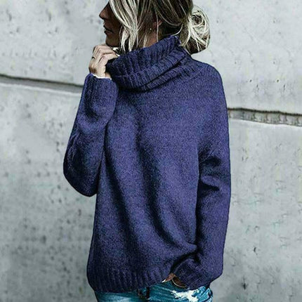 Women's Oversized Turtleneck Sweater
