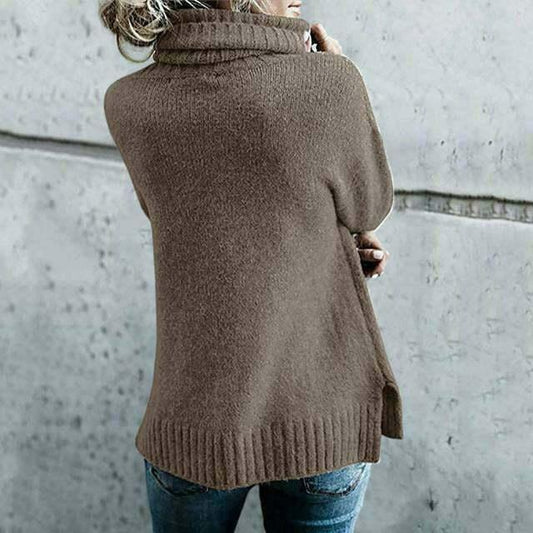 Women's Oversized Turtleneck Sweater