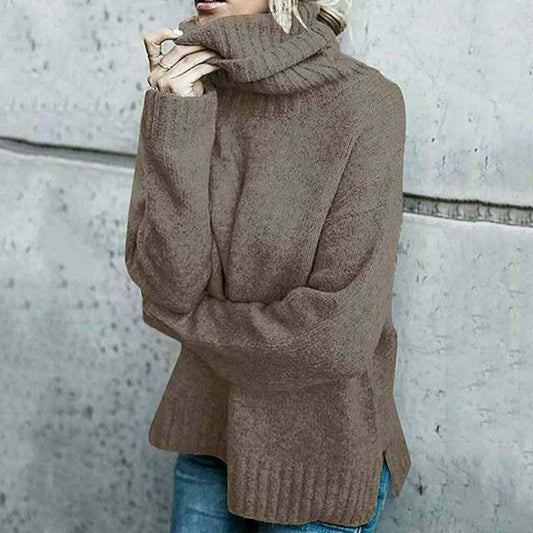 Women's Oversized Turtleneck Sweater