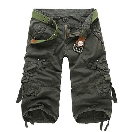 Women's Cargo Capri Pants Oak Fabric