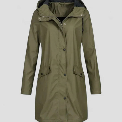 Women's Hooded Waterproof Rain Jacket