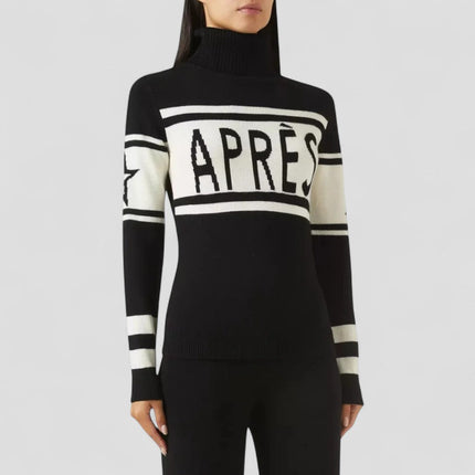 Women's Turtleneck Merino Wool Après Ski Jumper