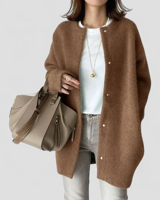 Women's Oversized Soft Knit Longline Cardigan