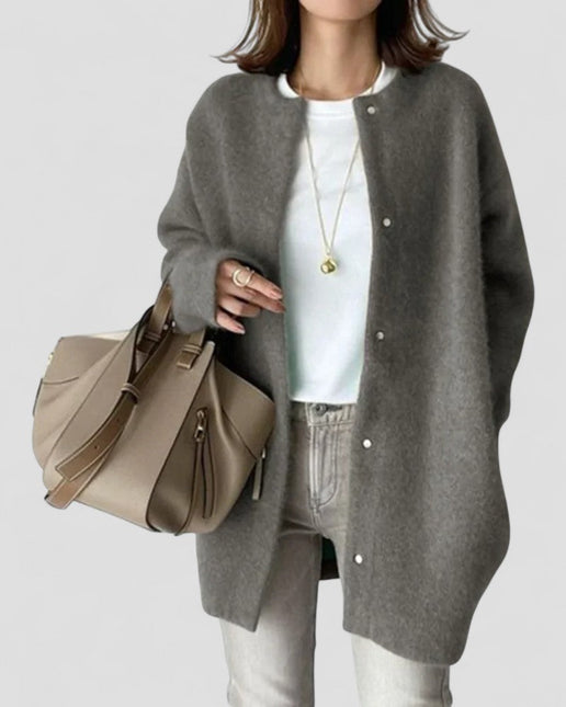 Women's Oversized Soft Knit Longline Cardigan