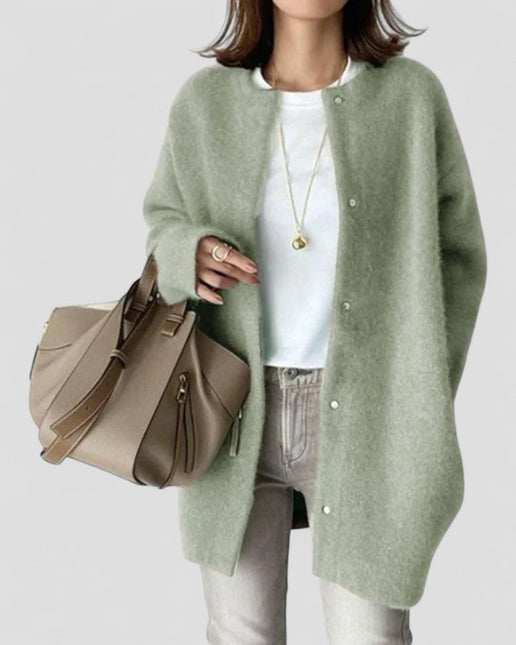 Women's Oversized Soft Knit Longline Cardigan