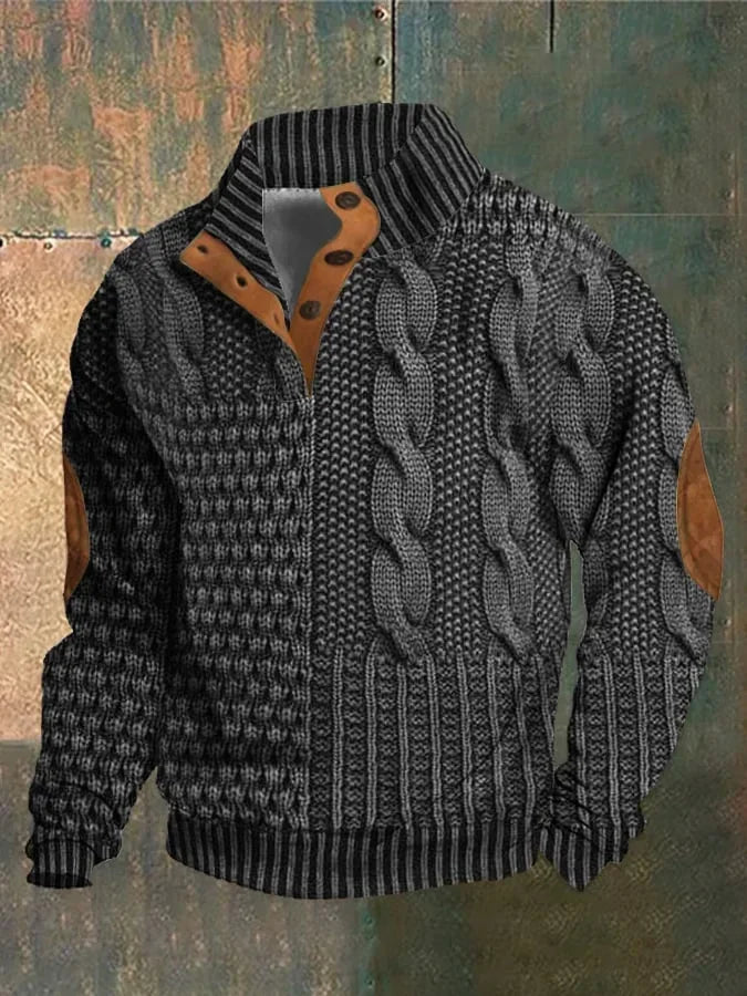 Men's Cashmere Jumper Classic Style