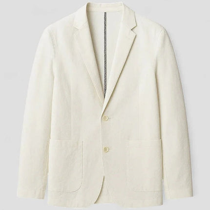 Men's Tailored Fit Blazer Linen Blend