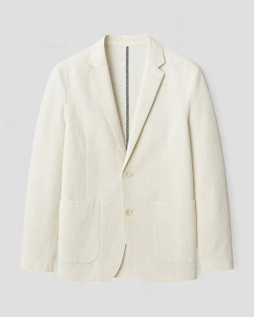 Men's Tailored Fit Blazer Linen Blend
