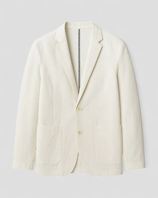 Men's Tailored Fit Blazer Linen Blend
