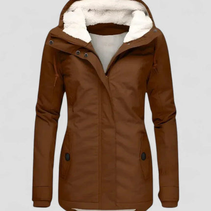 Women's Winter Jacket Waterproof Fleece Lined