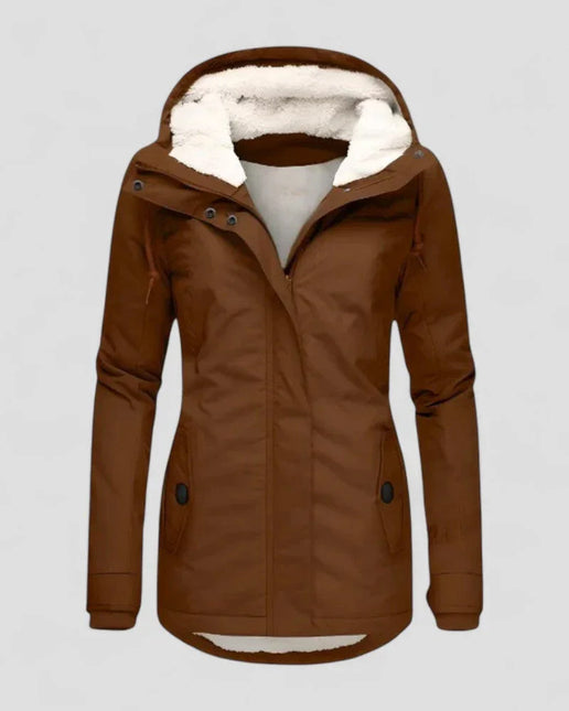 Women's Winter Jacket Waterproof Fleece Lined
