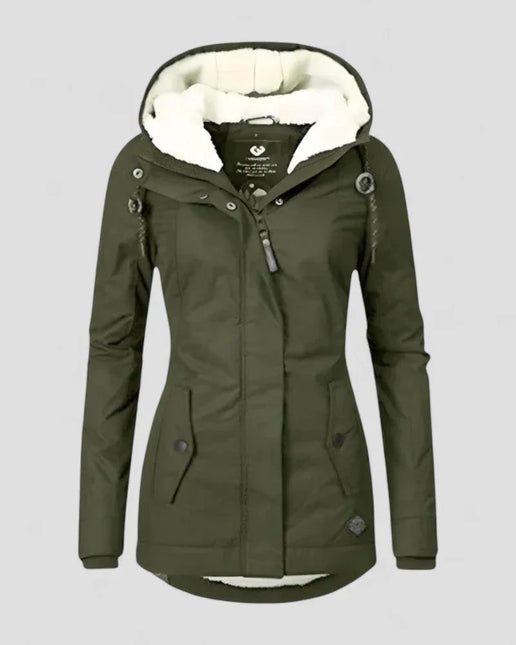 Women's Winter Jacket Waterproof Fleece Lined
