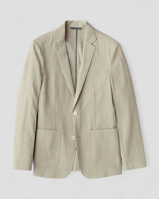 Men's Tailored Fit Blazer Linen Blend
