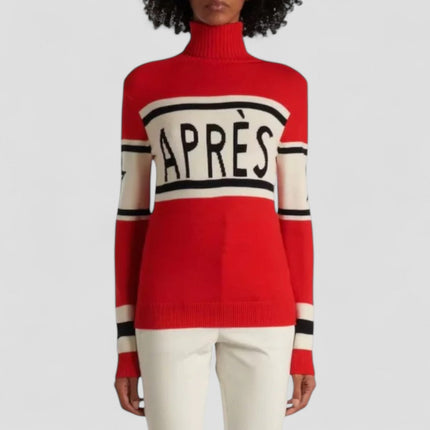 Women's Turtleneck Merino Wool Après Ski Jumper