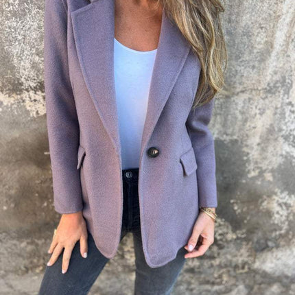 Women's Wool Coat Elegant Design