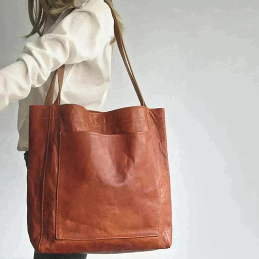 Women's Leather Shoulder Bag Stylish - northernnomad