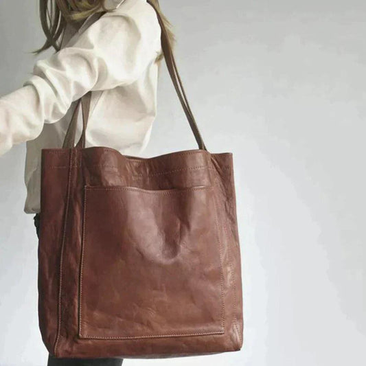 Women's Leather Shoulder Bag Stylish - northernnomad