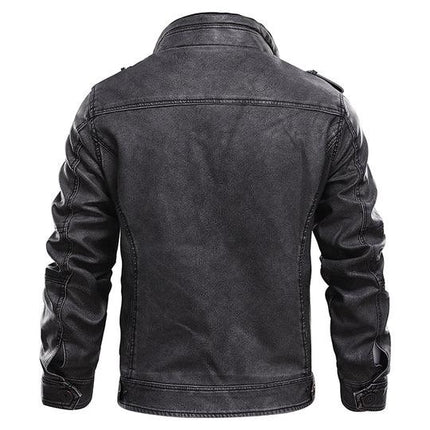 Men's Stand Collar Jacket Twill